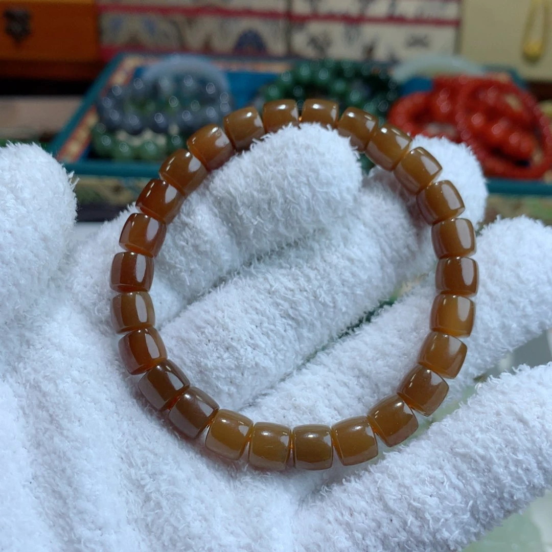 和田玉手链未镶嵌知***…