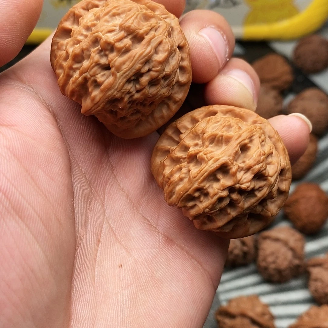 吊坠文玩核桃白狮子