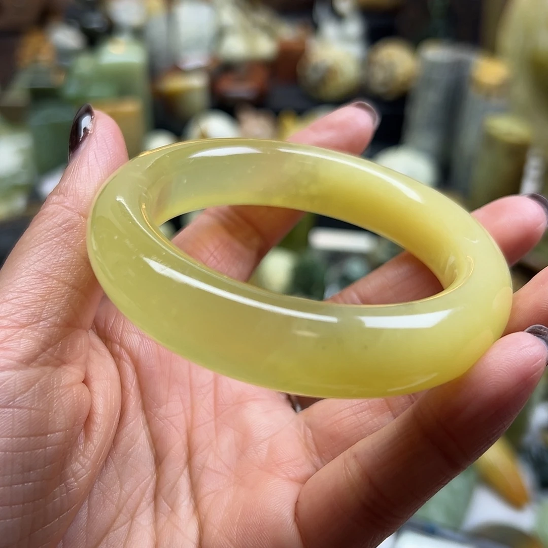 岫玉未镶嵌颈饰辽阳料55.4