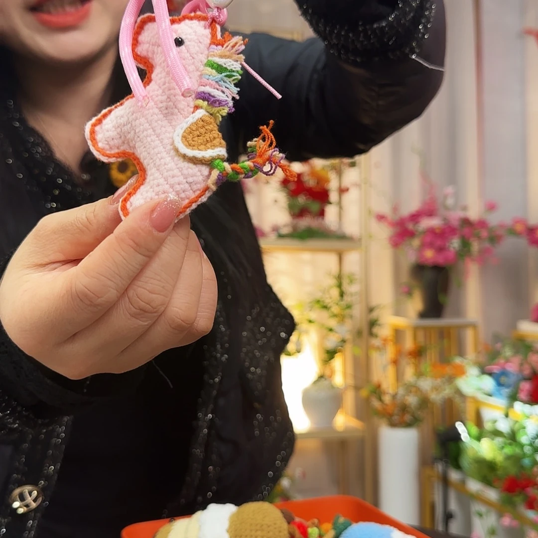 纯手工钩织钩织挂件