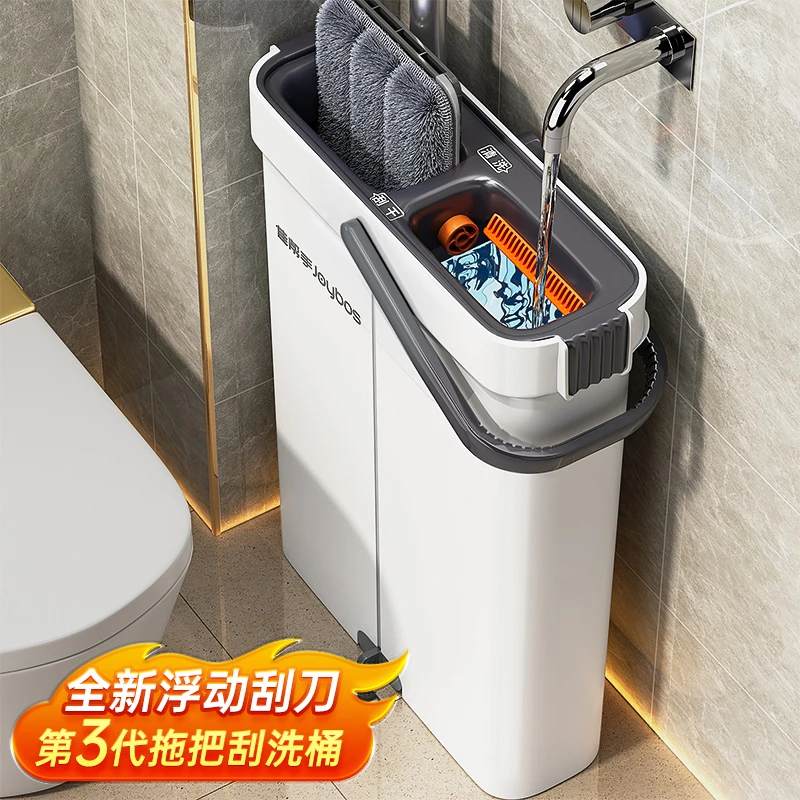 佳帮手拖把家用新款一拖净拖布免手洗平板懒人墩布桶拖地神器