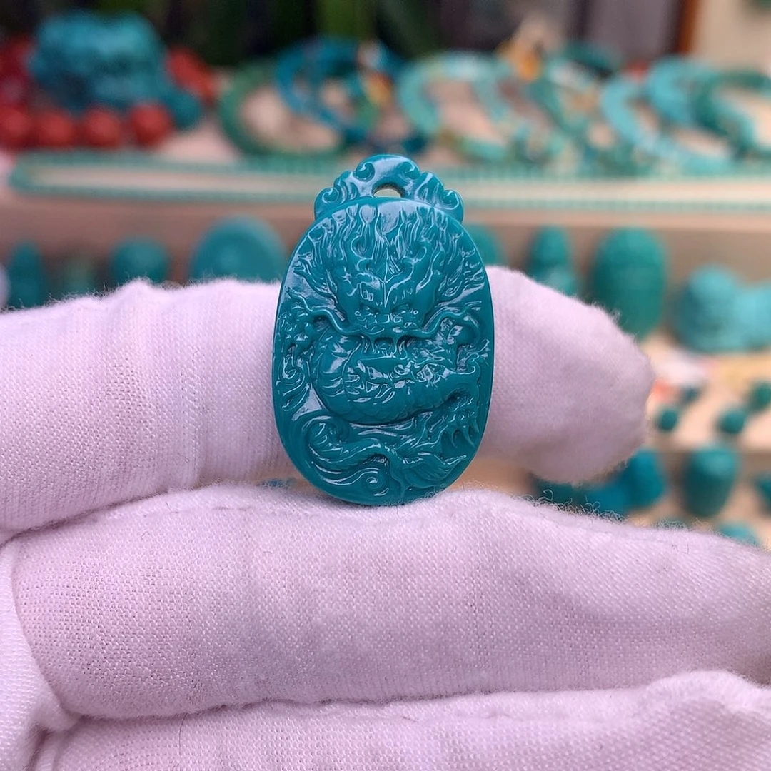 绿松石珠宝半成品未镶嵌