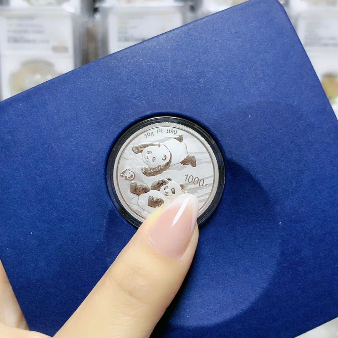 【闪购商品】纯银2022年30克铂金熊猫