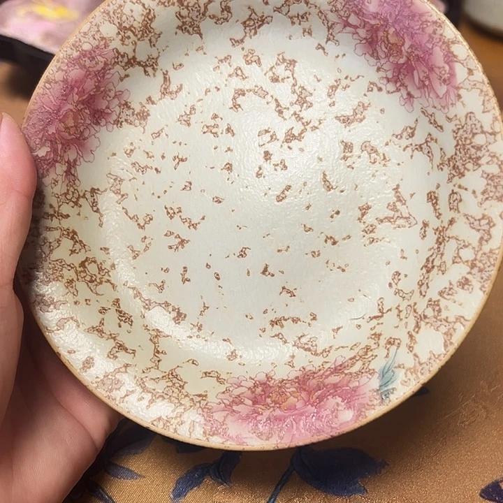 火石红国色牡丹盛世系列茶器