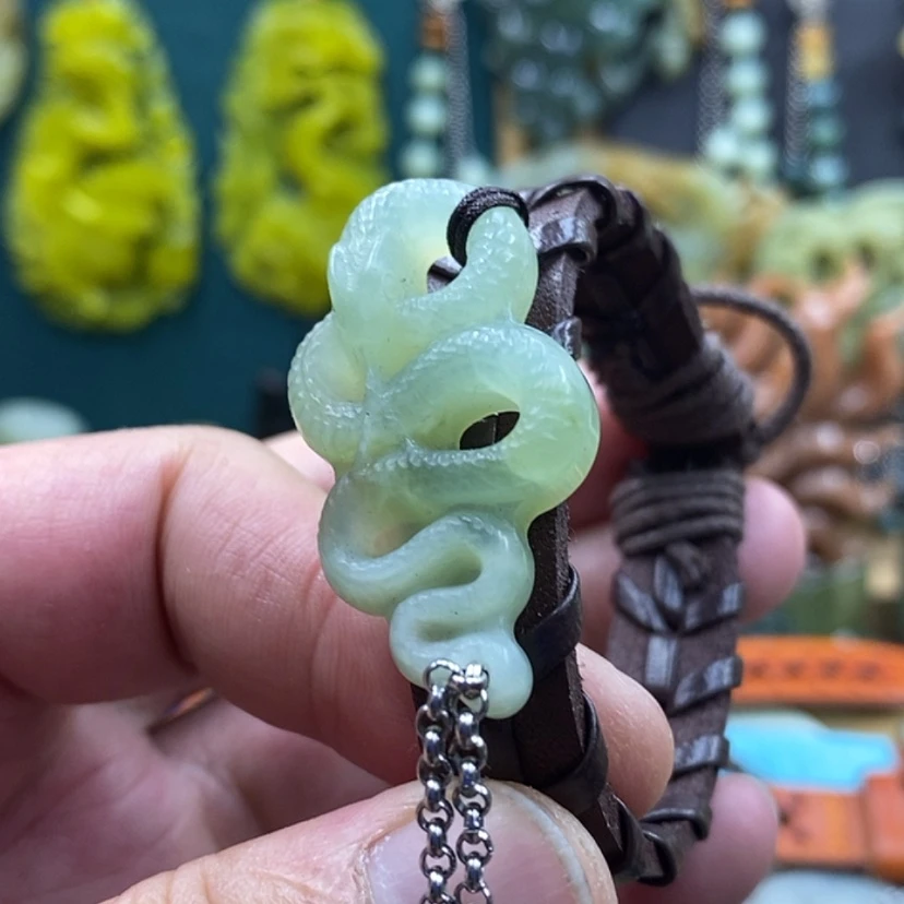 【闪购商品】未镶嵌岫玉手牌