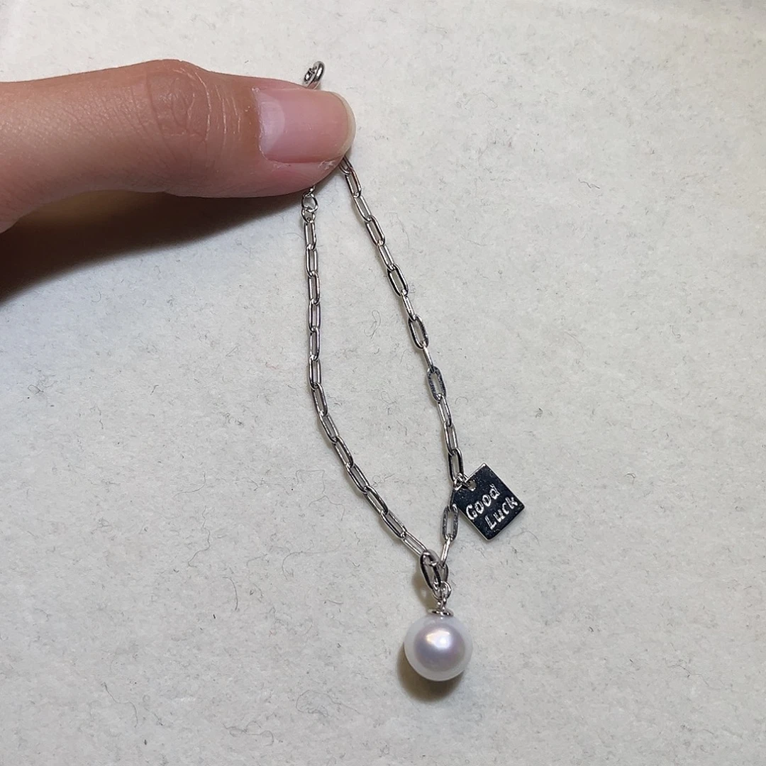 淡水珍珠手绳银S925镶嵌