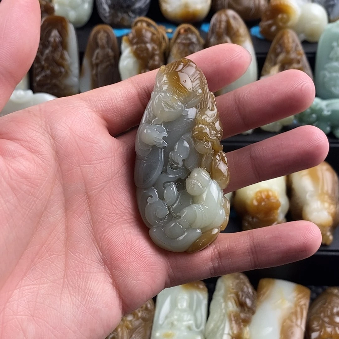 和田玉挂件未镶嵌