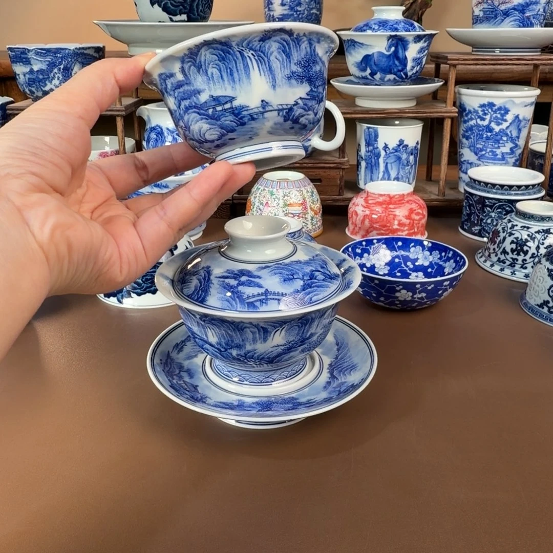 景德镇陶瓷手工手绘