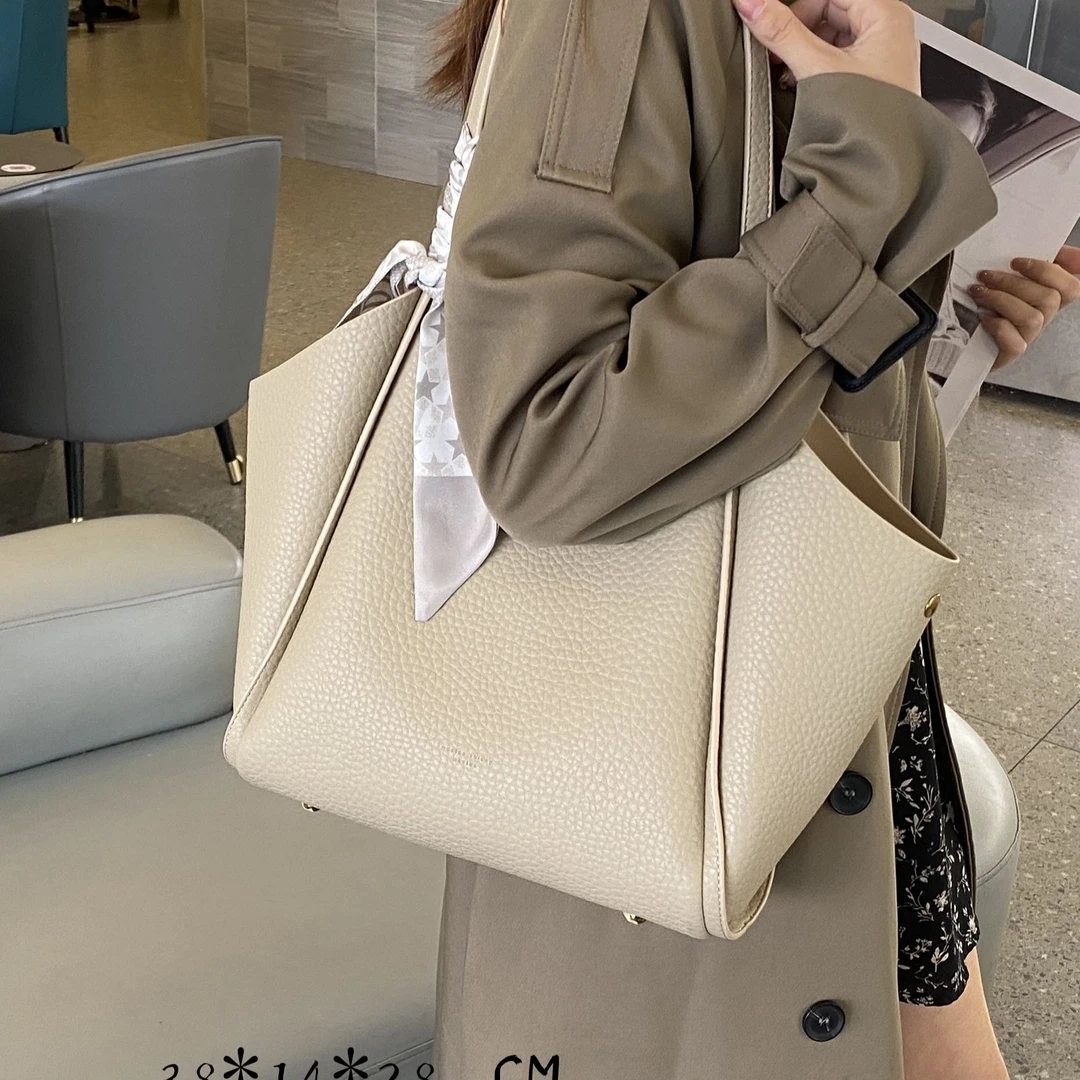 【南沙瑞熙】SKL-5025-杏色轻奢小众设计感时尚百搭ins女士包包