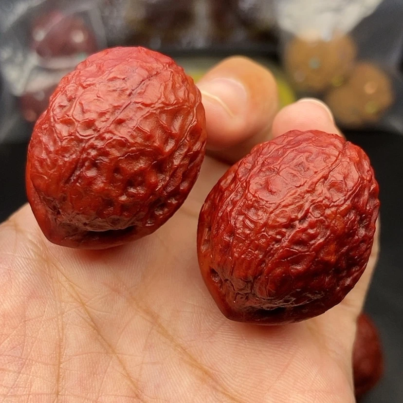 【闪购商品】把件文玩核桃子*35尺蟒纹龙蛋
