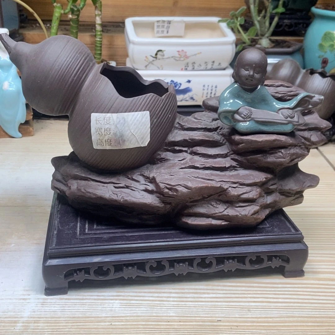 瓷片陶瓷花盆陶瓷艺术