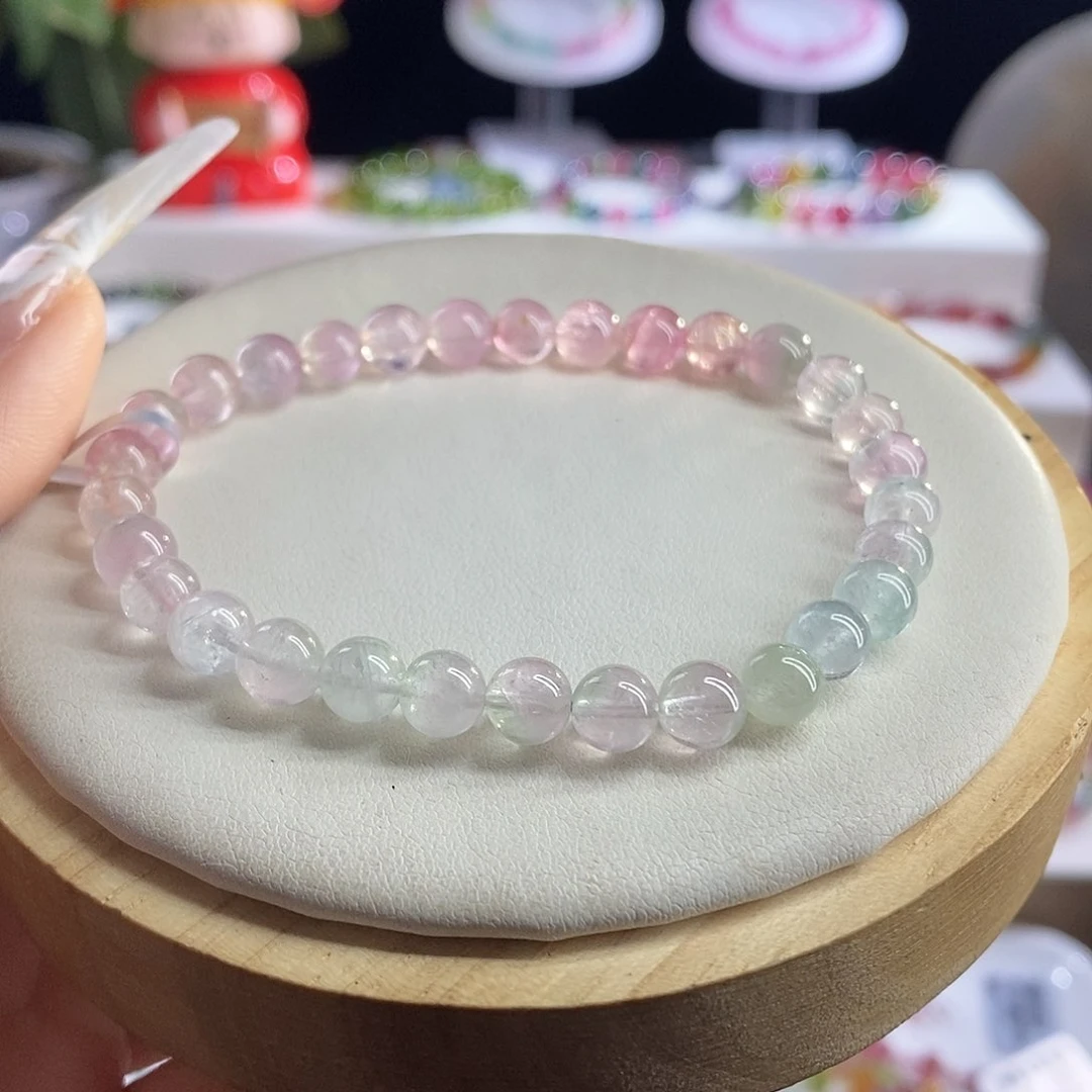 未镶嵌手链碧玺马卡龙西瓜