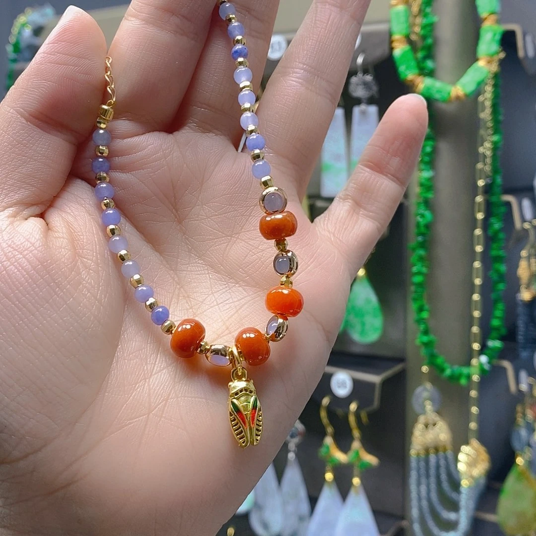 颈饰未镶嵌翡翠翡翠