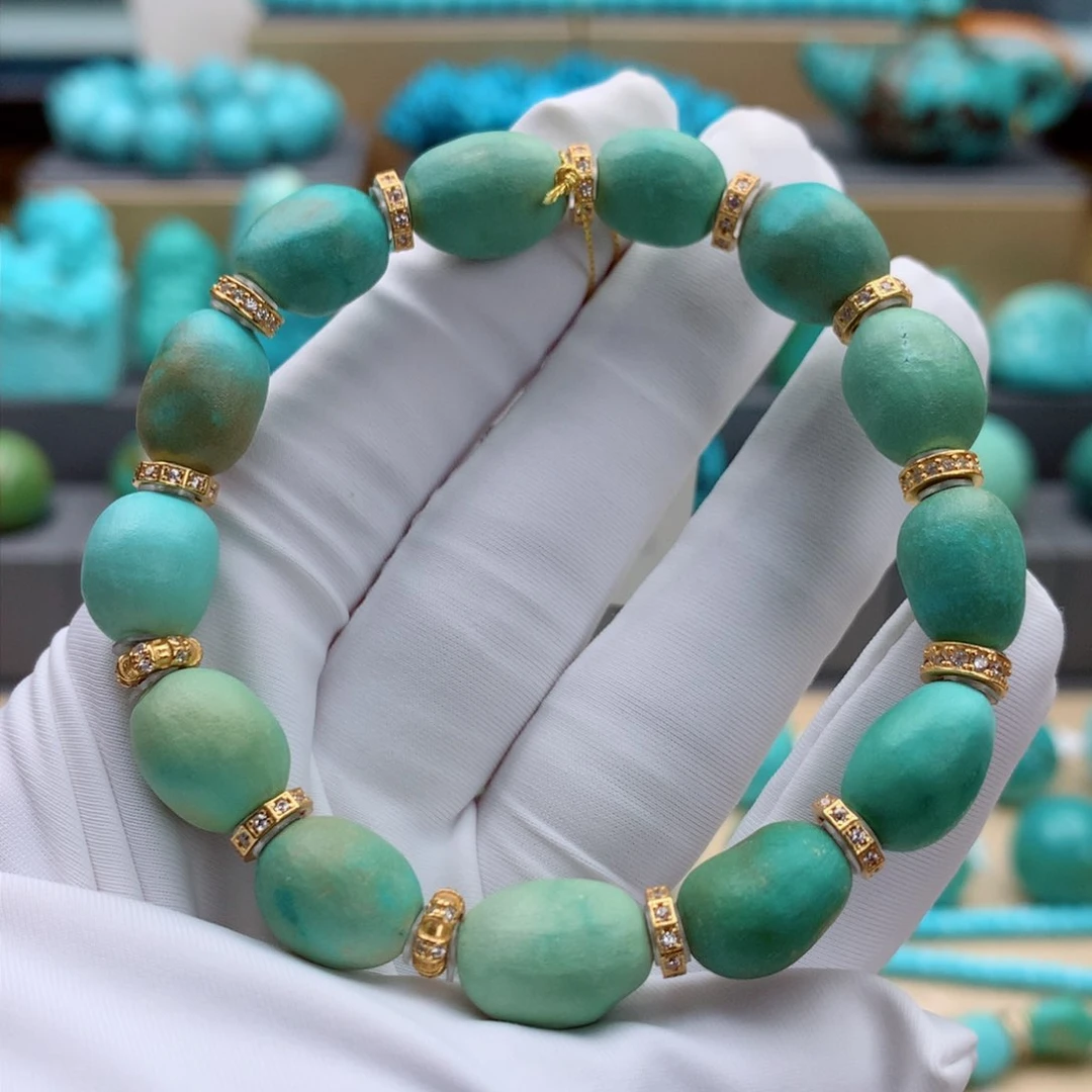 未镶嵌绿松石珠宝奇石