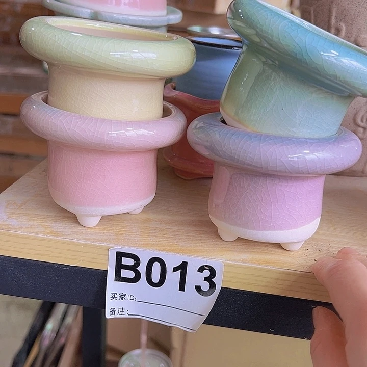 陶瓷花盆当场满12包邮