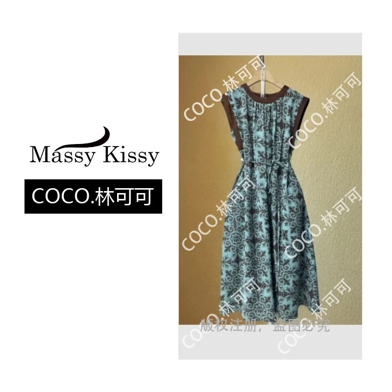 【COCO林可可】时尚无袖夏季连衣裙中长款显瘦宽松腰休闲Y260218