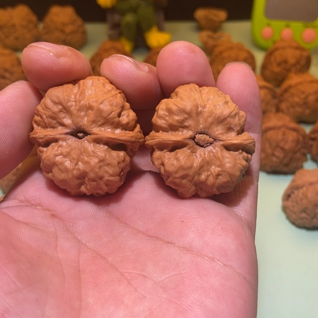 文玩核桃吊坠杰*蛤蟆头36全品