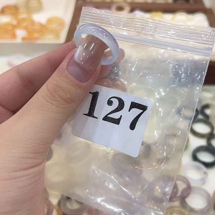 合金戒指玛瑙/玉髓127港18