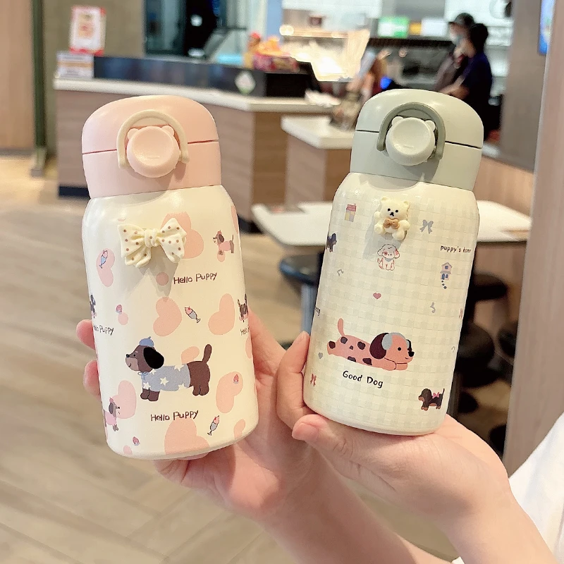 可爱保温杯女小学生上学专用小巧直饮杯高颜值2025新款便携随行杯