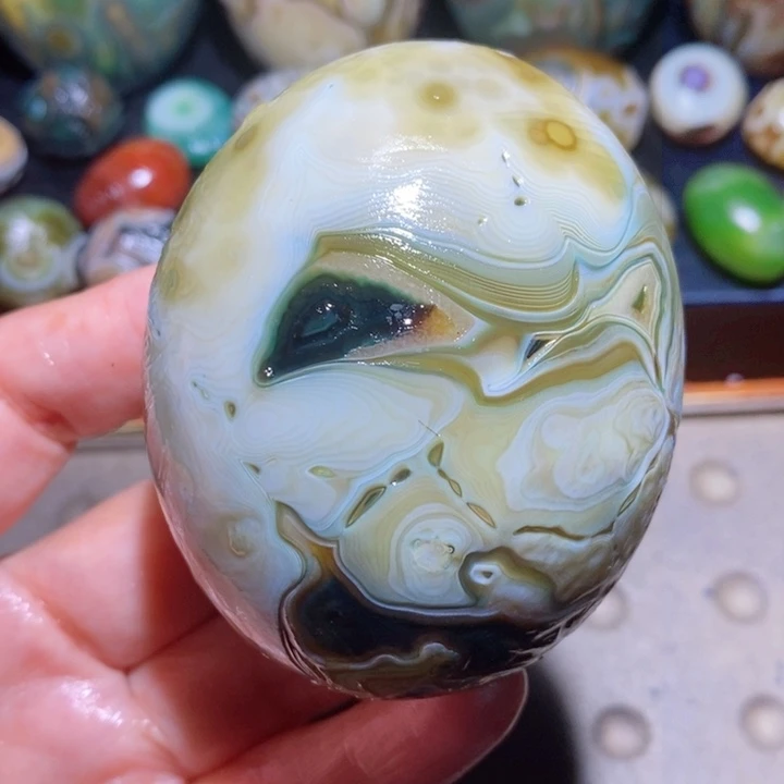 未镶嵌玛瑙/玉髓珠宝半成品21