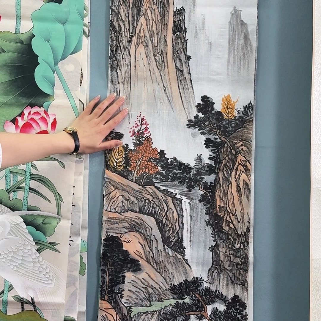 纯手绘国画作品好看