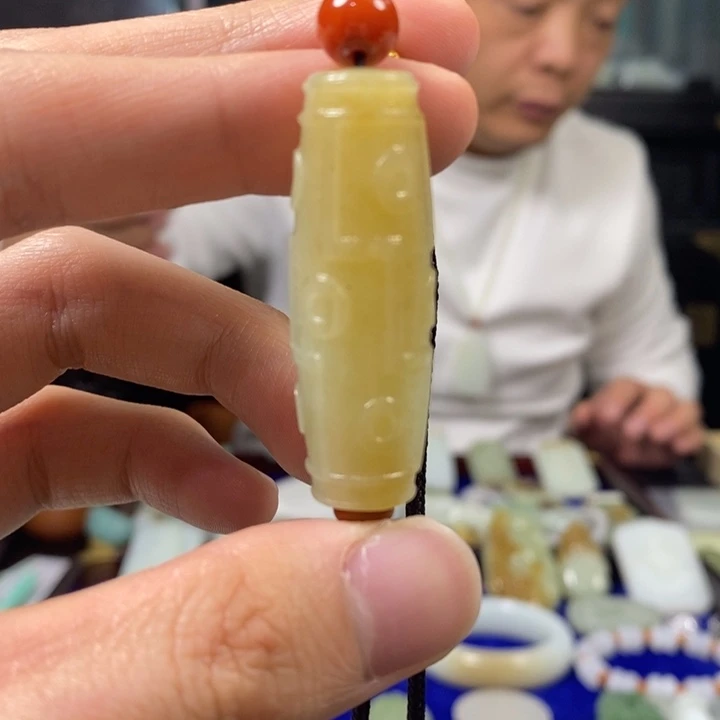 和田玉挂件未镶嵌牧*人