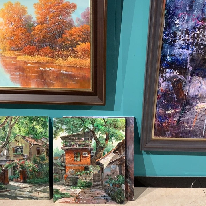 山***地油画原创油画作品