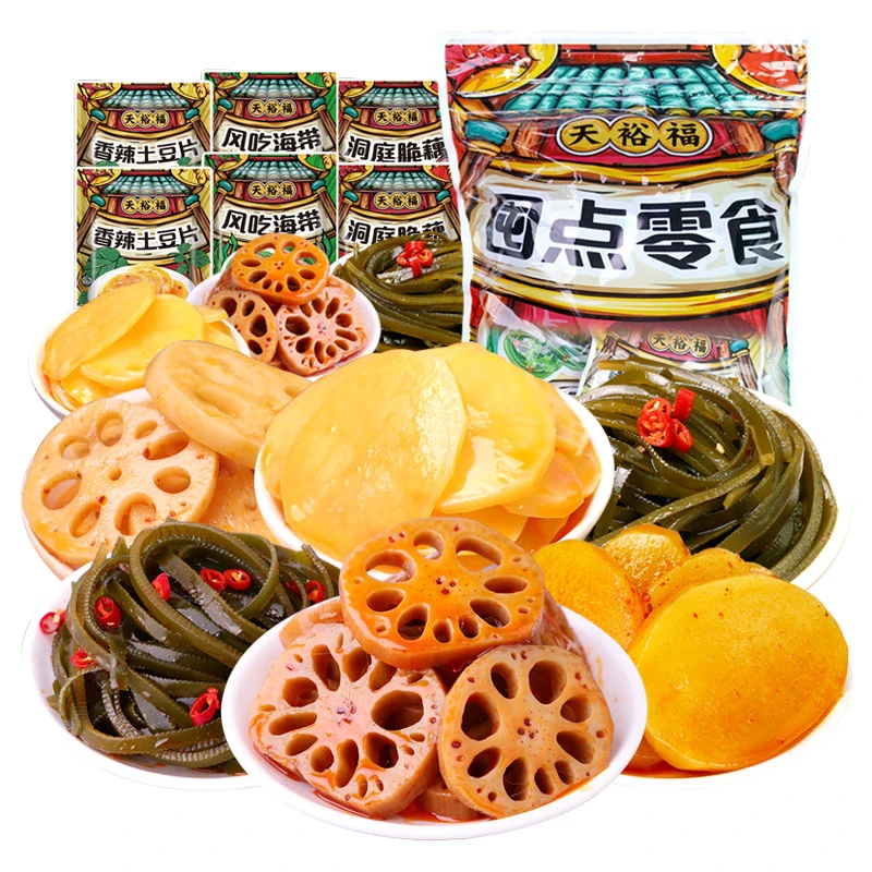 【5,9到手20包】海带丝藕片香辣卤味小吃零食下饭菜即食休闲土豆片