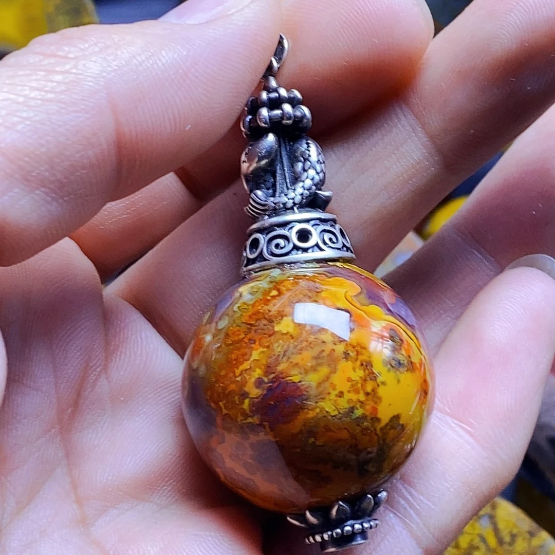 玛瑙/玉髓未镶嵌吊坠(不含链)