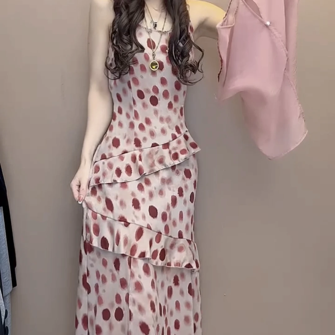 新款碎花裙套装两件套