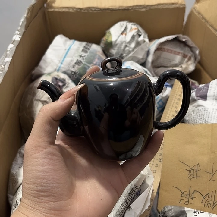 Y***Y瓷片茶摆件工艺品摆件666