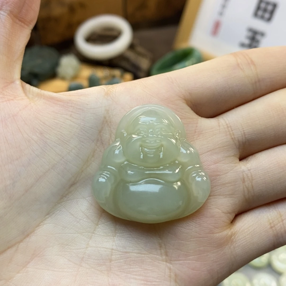 未镶嵌和田玉挂件妍*