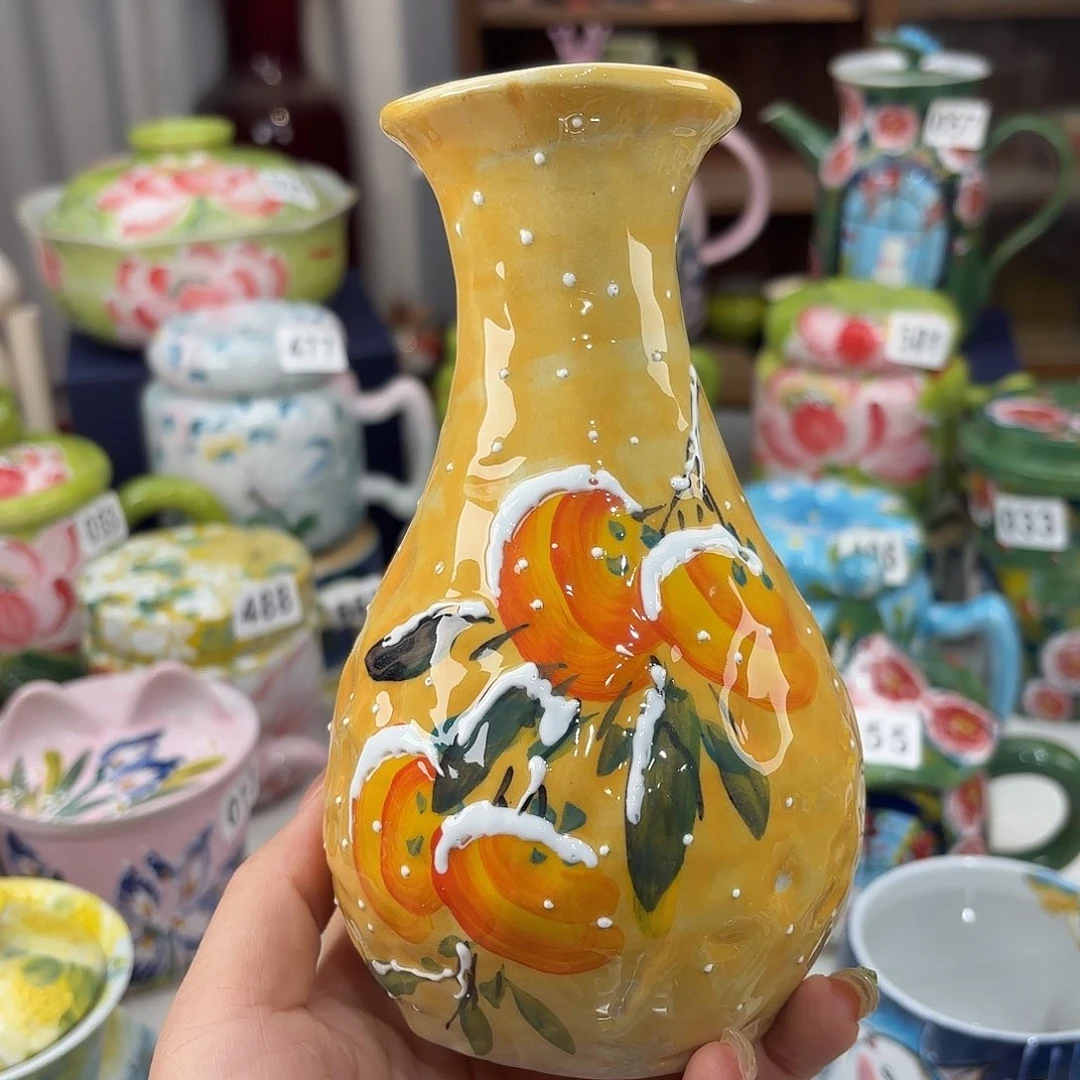 景德镇手绘高温釉下彩陶瓷茶具