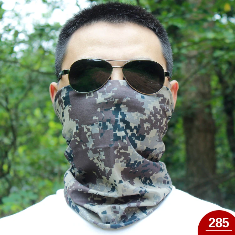 迷彩头巾脖套男户外骑行女防晒钓鱼面罩飞巾速干围脖防沙面巾护脸