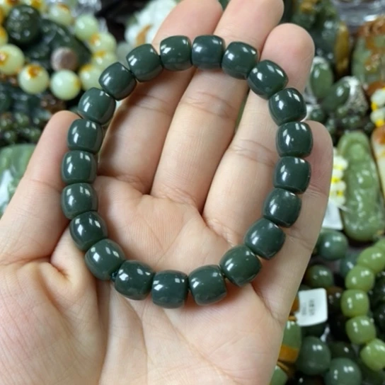 透闪石质玉手串未镶嵌用***好