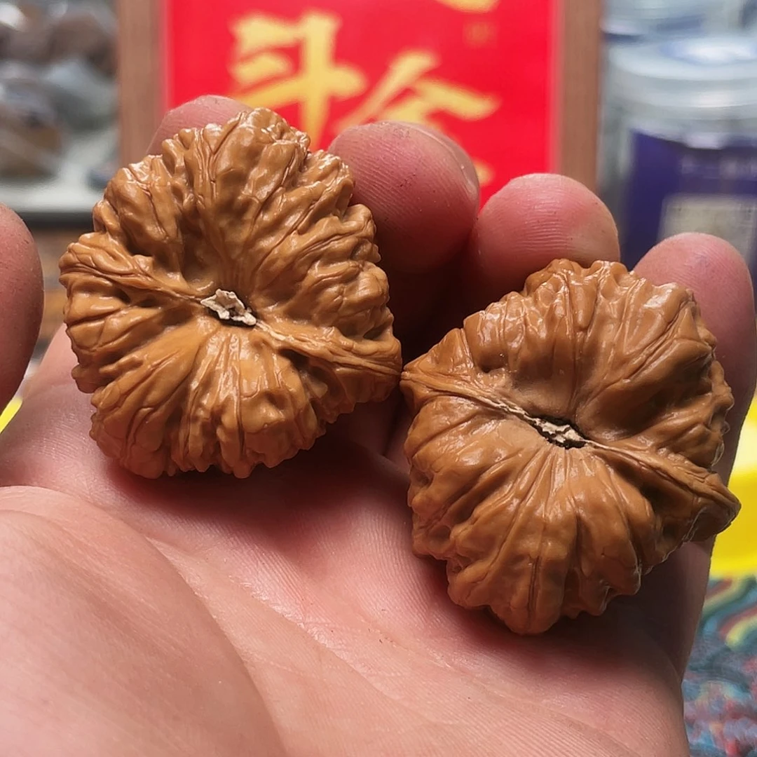 文玩核桃吊坠平谷凹底29