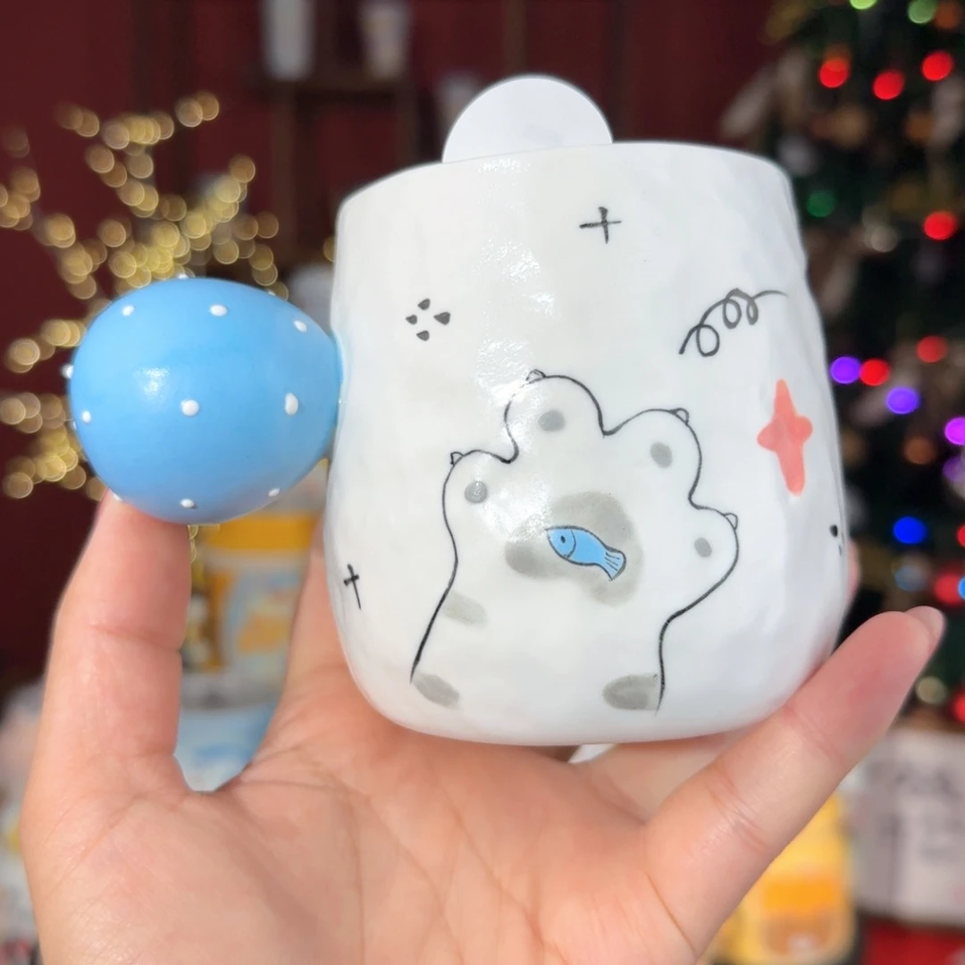 尤***尤陶景德镇手绘高温釉下彩