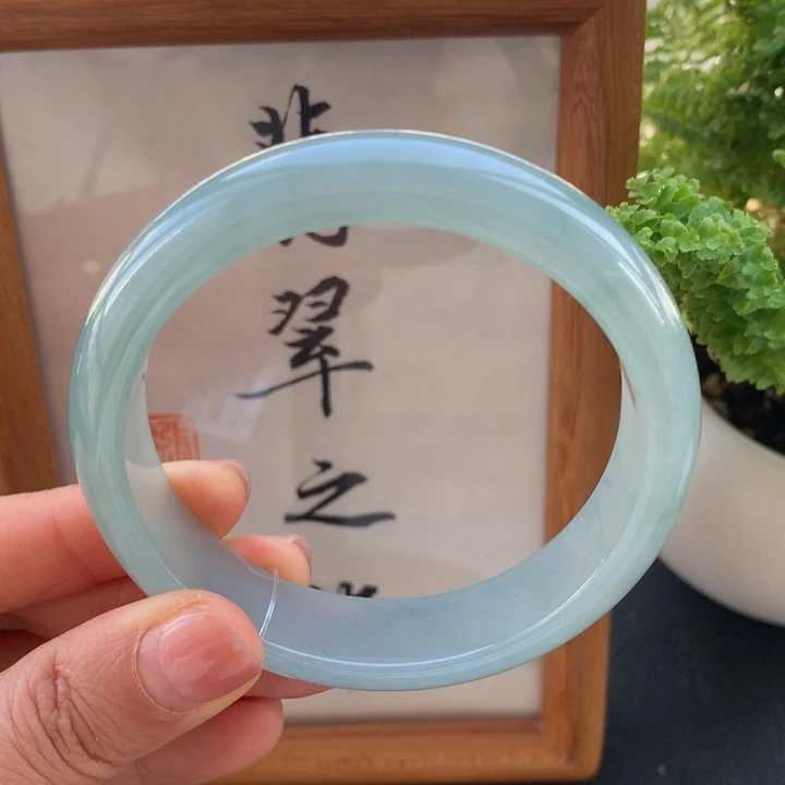 翡翠手镯未镶嵌翡翠手镯57