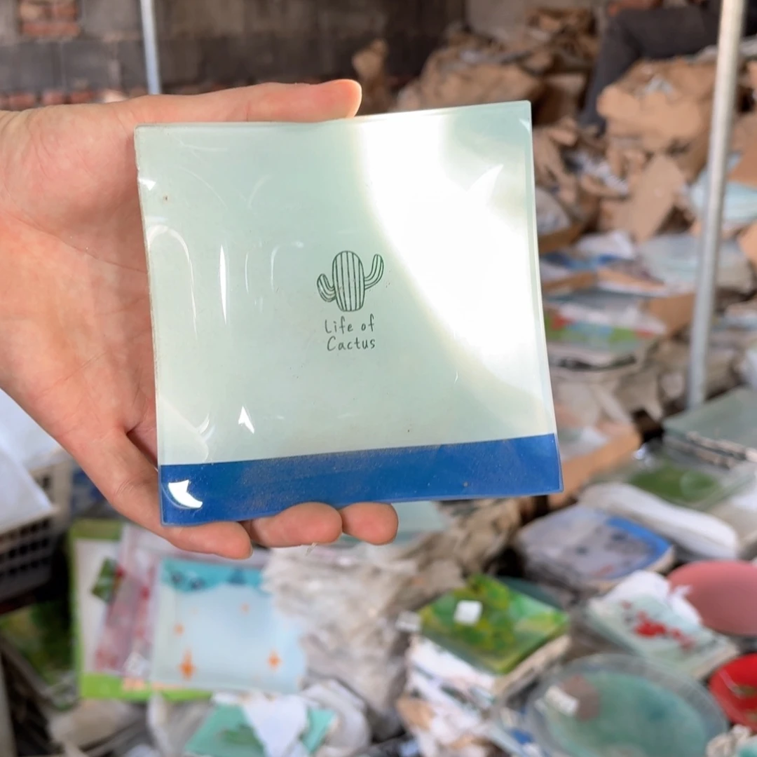 进口食品级钢化玻璃264号12*12cm4个