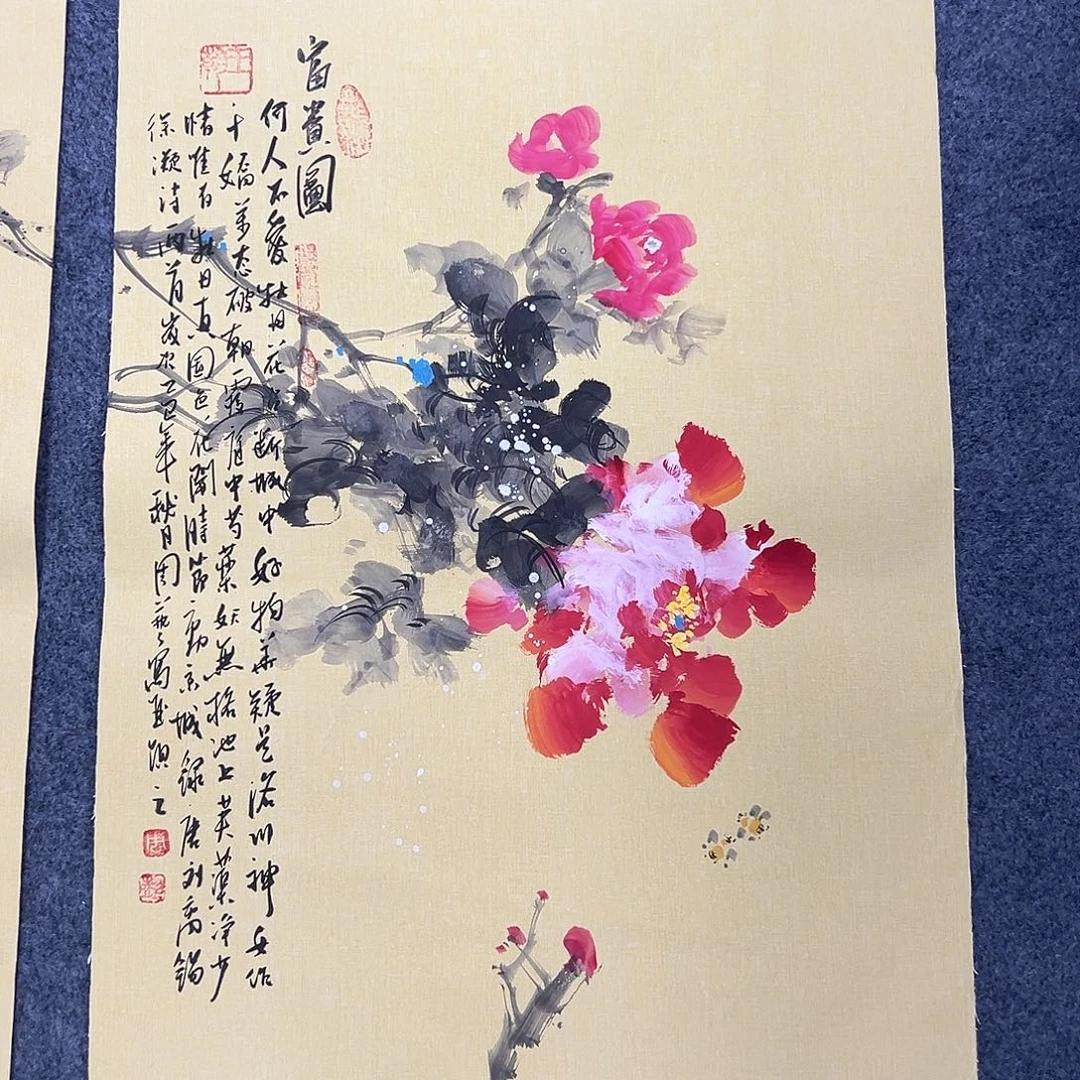 国画国画作品宣纸纯手绘