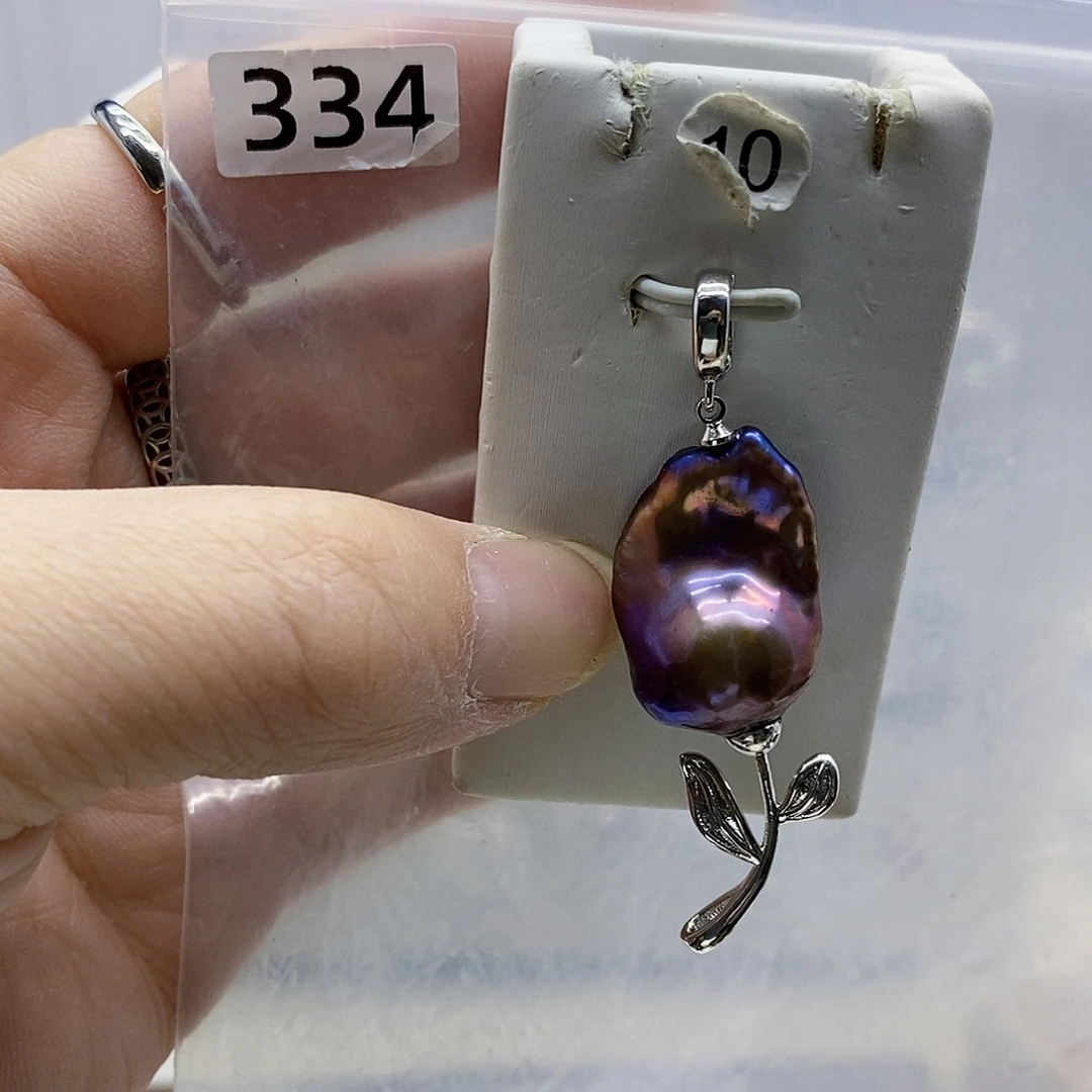 颈饰合金淡水珍珠