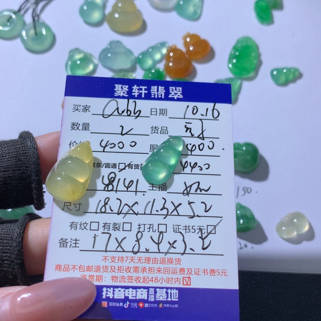 翡翠未镶嵌颈饰翡翠