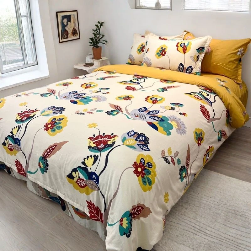 【枕套】100%纯棉全棉枕套轻奢床上印花