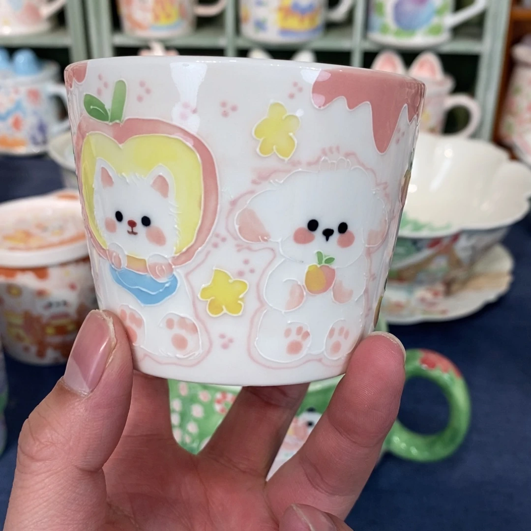 瓷片西高地手握杯福利