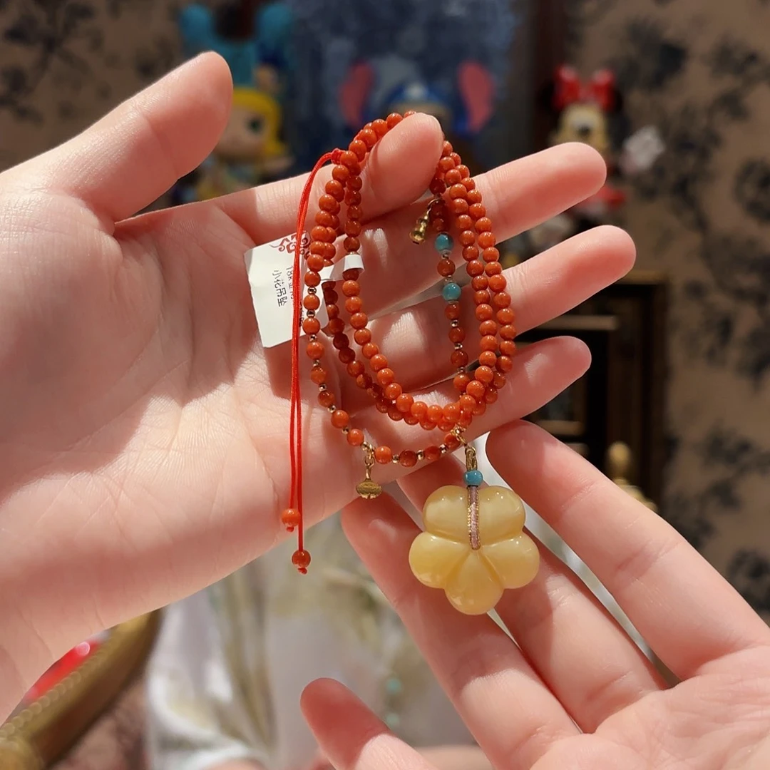 颈饰未镶嵌南红玛瑙