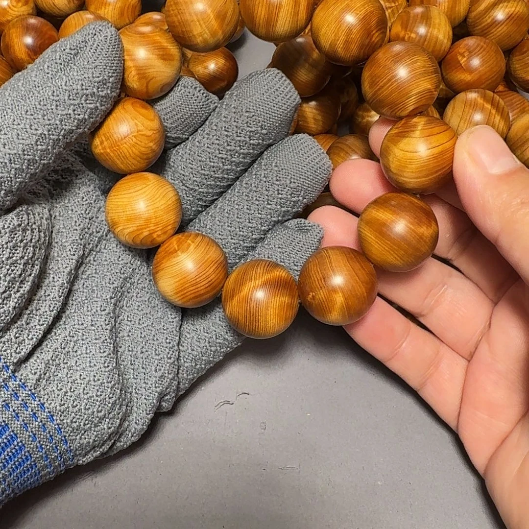 平***人木质类111太行高崖2.0黑金龙胆手串