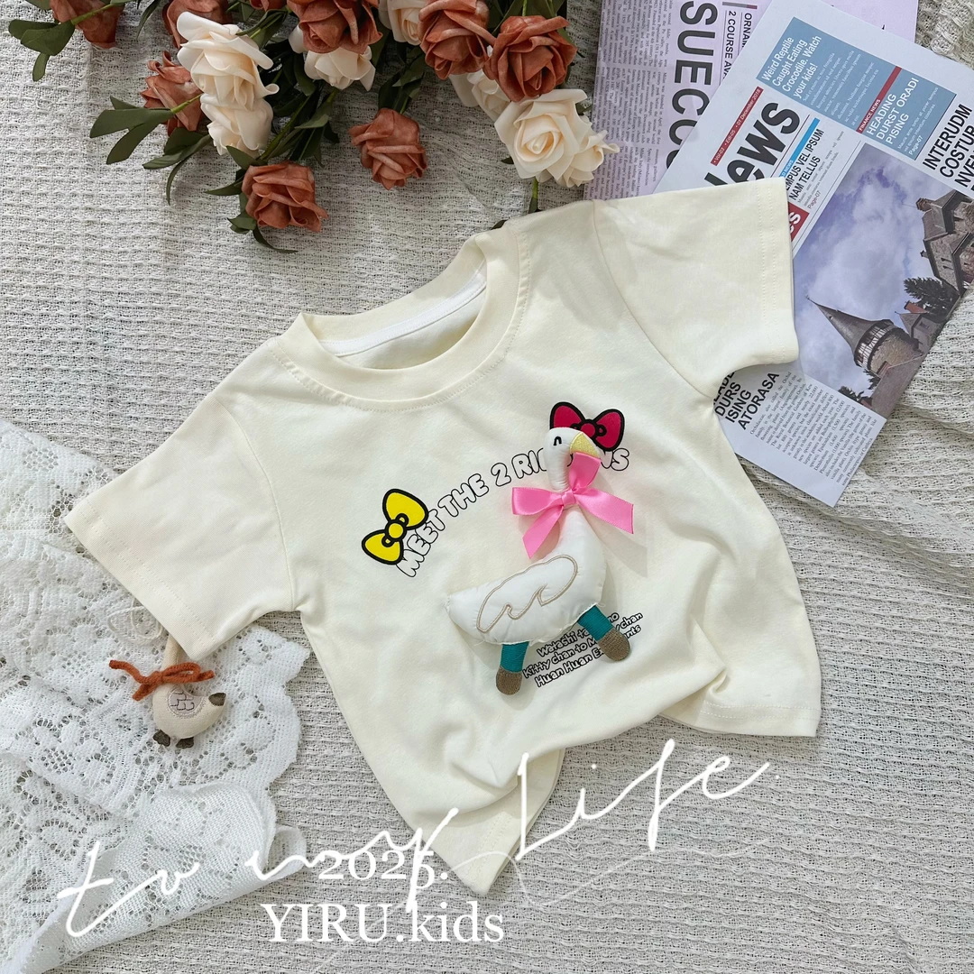 番茄家*夏季新款暴走鸭T恤D-W149