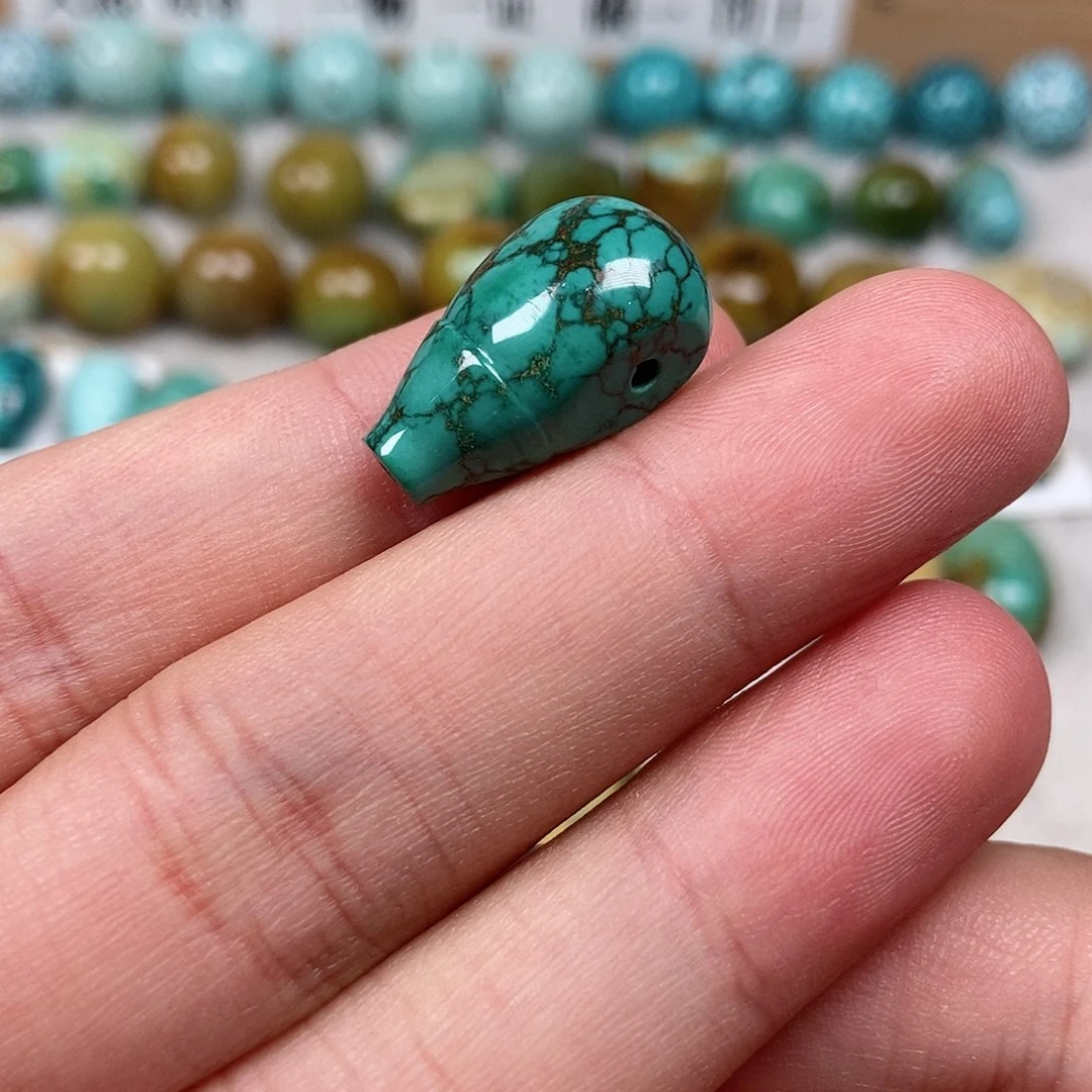 未镶嵌绿松石珠宝半成品