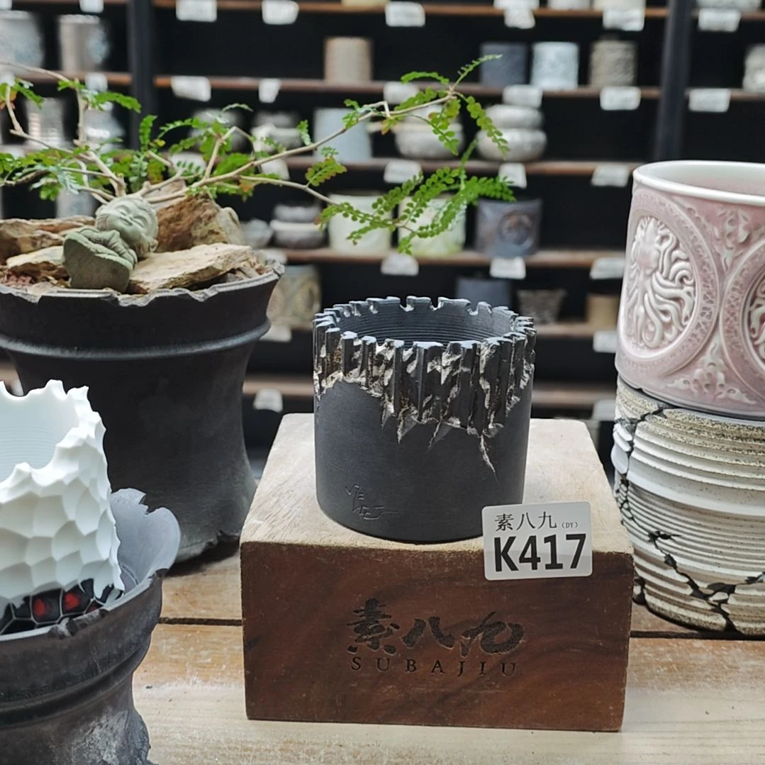 陶瓷素八九陶瓷内口7.5高7.5