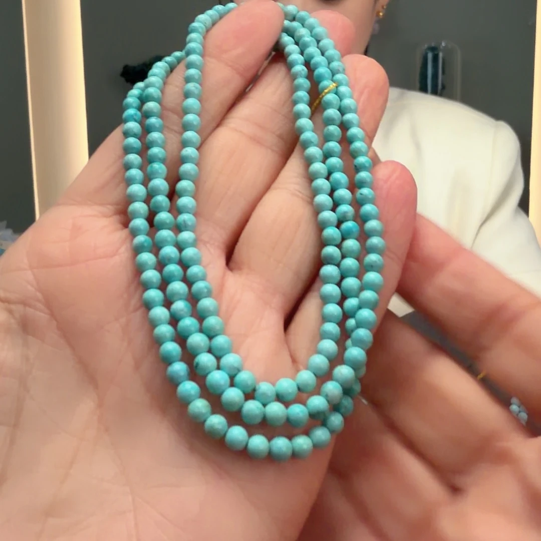 绿松石未镶嵌颈饰